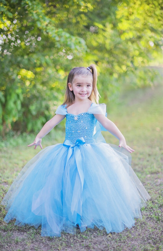 F68010 Frozen children princess dress